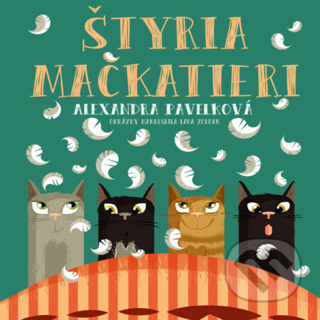 Štyria mačkatieri - Alexandra Pavelková, Wisteria Books a SLOVART a Logo FPU, 2020