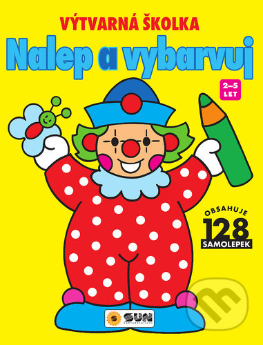 Výtvarná školka - nalep a vybarvuj - kniha z kategorie Omalovánky