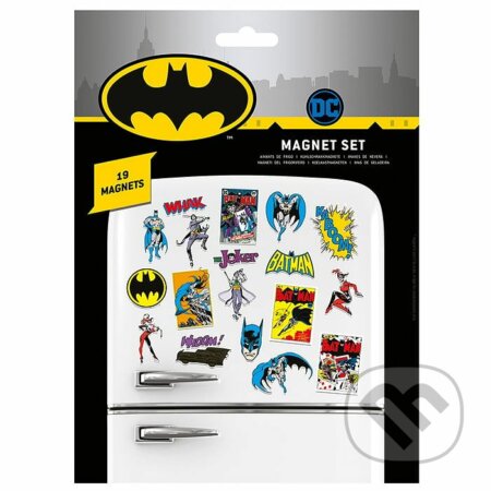 Sada magnetek DC Comics - Batman (19 ks) - 