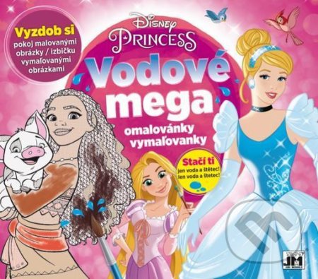 Princezny - Vodové mega omalovánky, Jiří Models, 2020