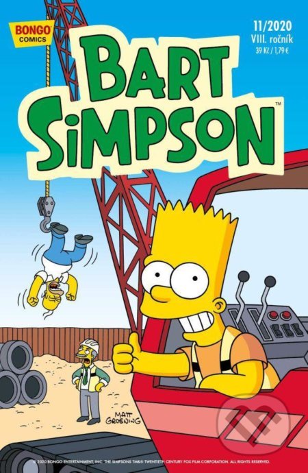 Simpsonovi - Bart Simpson 11/2020, Crew, 2020