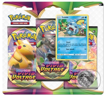 Pokémon TCG: Sword and Shield Vivid Voltage - 3 Blister Booster, ADC BF, 2020