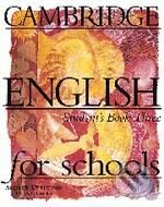 Kniha: Cambridge English for Schools 3 (Andrew Littlejohn a Diana Hicks). Cambridge University Press, 1997