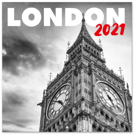Kalendár 2021 16 mesiacov: Londýn, , 2020