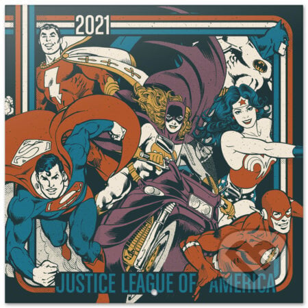 Kalendár 2021 s plagátom: DC Comics, DC Comics, 2020