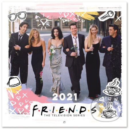 Kalendár 2021: Friends, , 2020