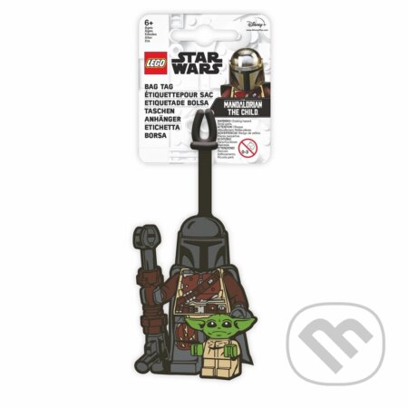LEGO Star Wars Jmenovka na zavazadlo - Mandalorian a Baby Yoda, LEGO, 2020
