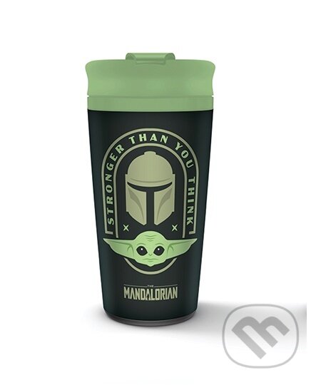 Cestovný hrnček Star Wars - The Mandalorian: Stronger Than You Think ()
