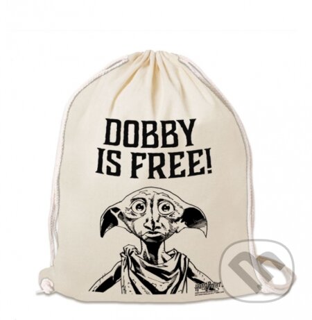 Bavlnený gym bag - vak Harry Potter: Dobby Is Free!, Harry Potter, 2020