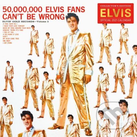Oficiálny kalendár 2021 Elvis Presley, , 2020