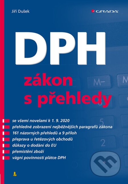 DPH - zákon s přehledy - Jiří Dušek, Grada, 2020