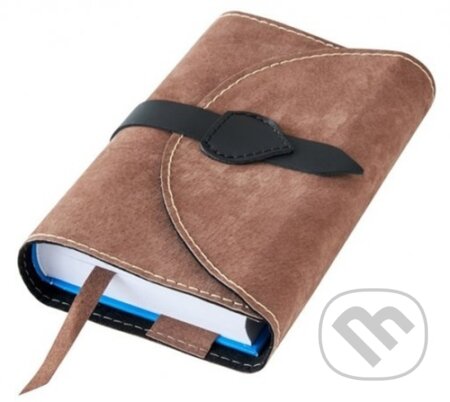 Obal na knihu se sponou: Hnědý XL