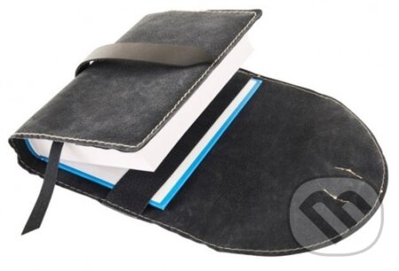 Obal na knihu se sponou: Černý XL