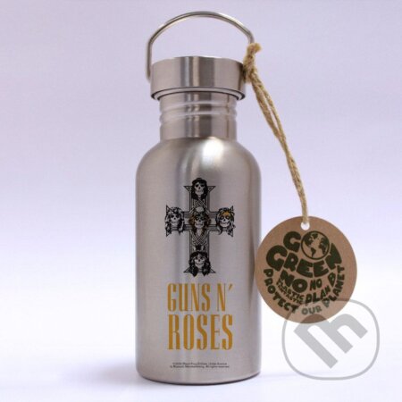 Nerezová EKO nerezová fľaša na pitie Guns&#039;N&#039;Roses: Logo, , 2020