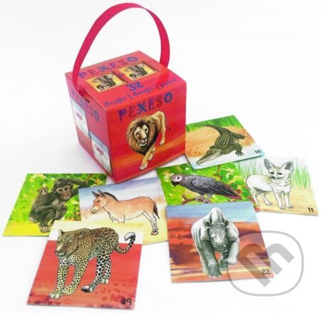 Safari - pexeso v krabičce s úchopem, Akim, 2020