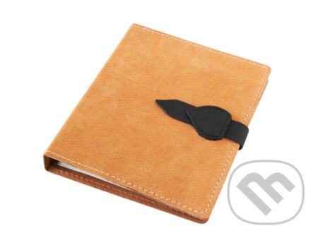 Kožený diář A5: Medový kožený