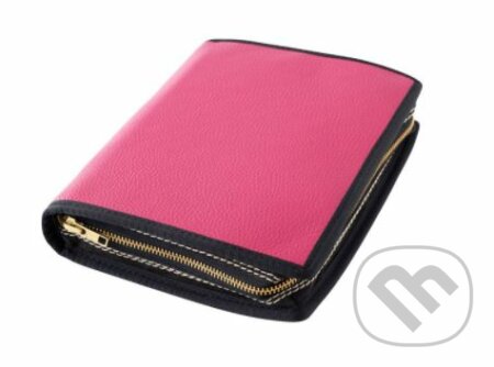 Obal na knihu se zipem: Růžový