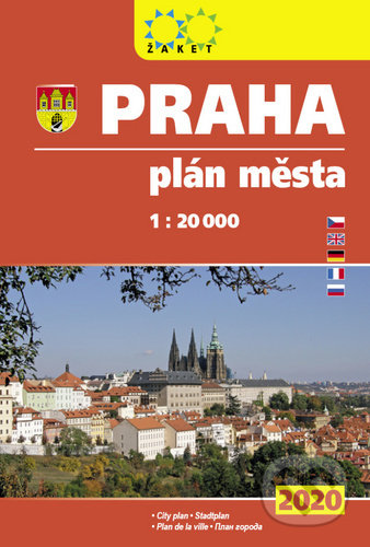 Praha - knižní plán města 2020, Žaket, 2020