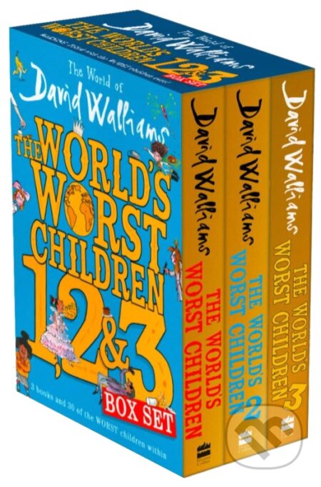 The World&#039;s Worst Children 1, 2 & 3 - David Walliams , Tony Ross (ilustrátor), HarperCollins, 2020
