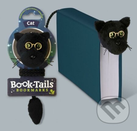 Provázková záložka - kočka