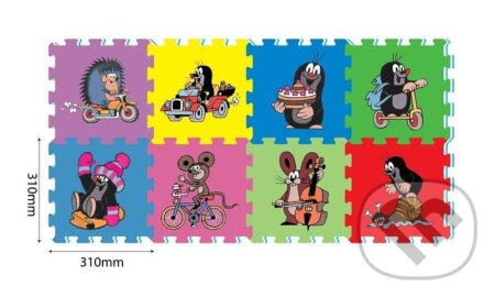 Pěnové puzzle krtek 30x30 - hra z kategorie Maxi dílky