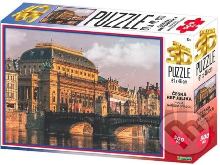 3D Puzzle Praha - Národní divadlo, EPEE, 2020