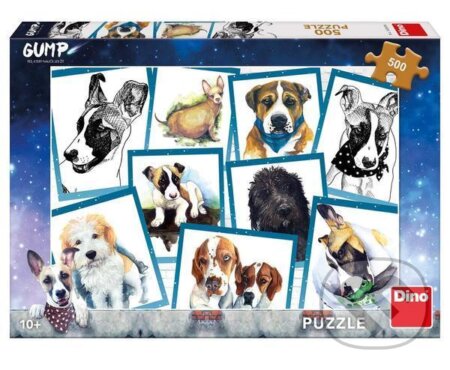 Pes Gump a kamarádi - puzzle z kategorie 300 a víc dílků