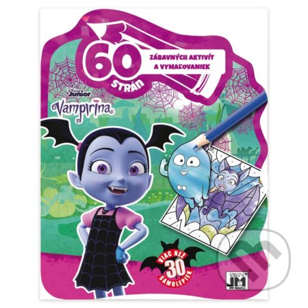 60 aktivít Vampirina (Viac než 30 samolepiek) - kniha z kategorie Omalovánky