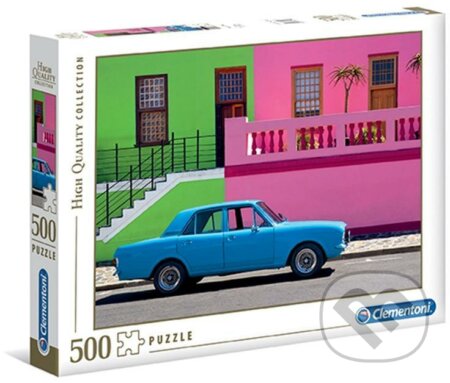 Modré auto - puzzle z kategorie Auto-moto