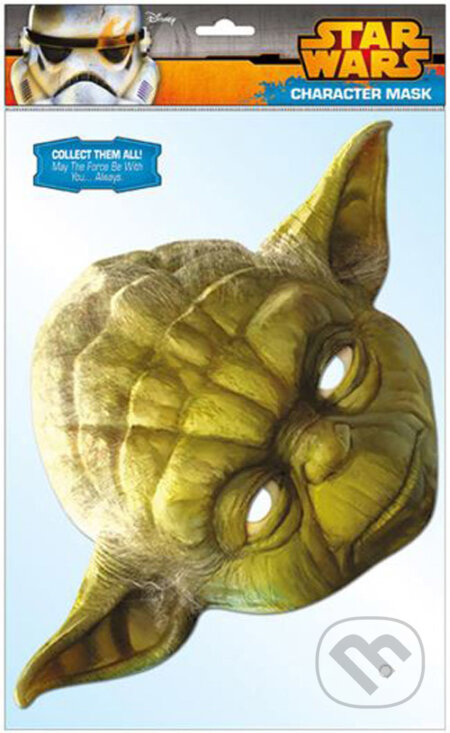 Papierová maska na tvár Star Wars: Yoda, , 2016
