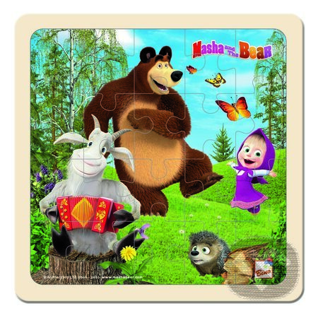 Máša a Medvěd s kozou: Puzzle 20 dílků, Bino, 2020