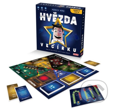 Hvězda večírku - párty hra - hra z kategorie Party hry