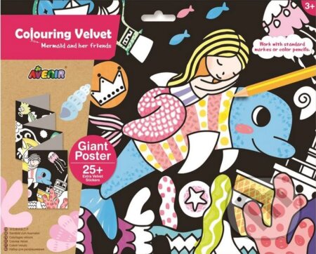 Sametové omalovánky MAXI - Víly - hra z kategorie Vzdělávací hry