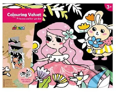 Sametové omalovánky MAXI - Princezny - hra z kategorie Vzdělávací hry