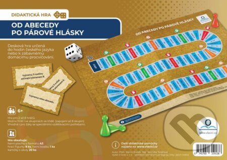 Od abecedy po párové hlásky (Didaktická desková hra) - hra z kategorie Vzdělávací hry
