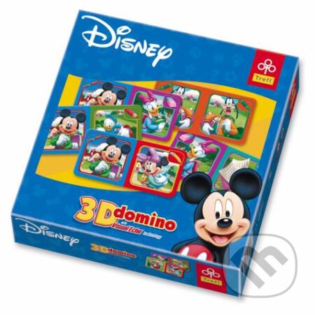 Mickey Mouse 3D Efekt Domino, Trefl