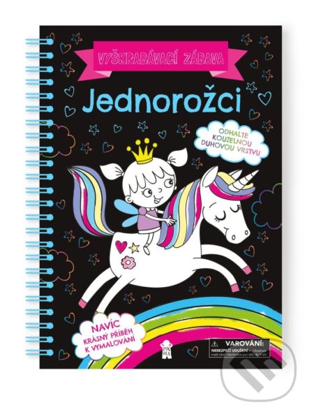 Vyškrabávací zábava: Jednorožci - kniha z kategorie Omalovánky, vystřihovánky, papír