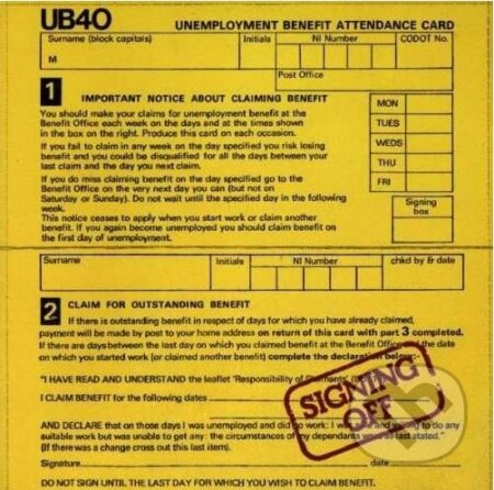 UB40: Signing Off - UB40, Hudobné albumy, 1993