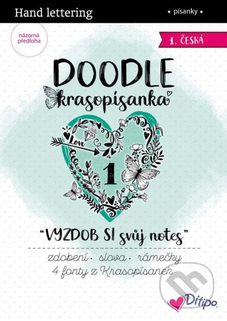 Doodle Krasopísanka - Vyzdob si svůj notes (1. česká) - kniha z kategorie Učebnice a slovníky