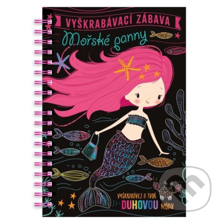 Vyškrabávací zábava: Mořské panny - kniha z kategorie Omalovánky, vystřihovánky, papír