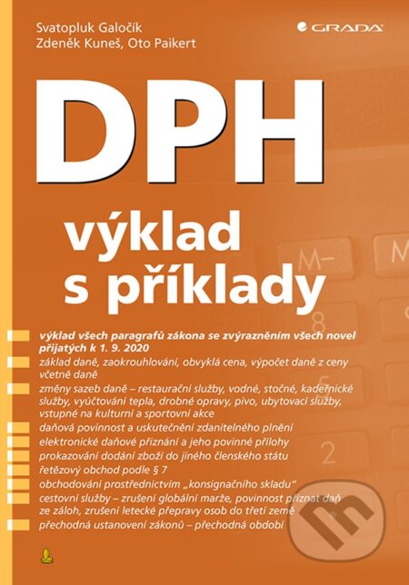 DPH - Svatopluk Galočík, Oto Paikert, Zdeněk Kuneš, Grada, 2020