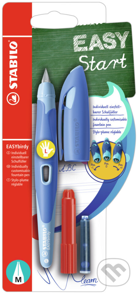 STABILO EASYbirdy Pastel Edition v modrej / svetlo modrej farbe L