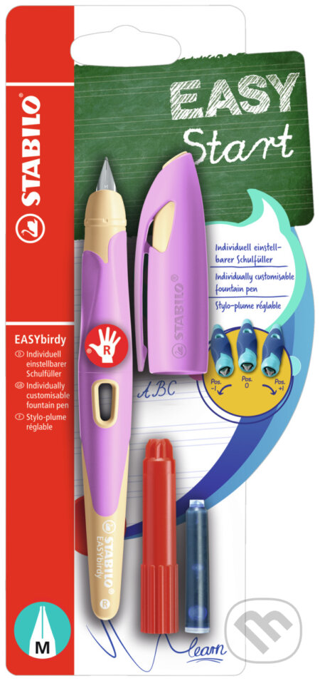 STABILO EASYbirdy Pastel Edition v jemnej ružovej / marhuľovej farbe P