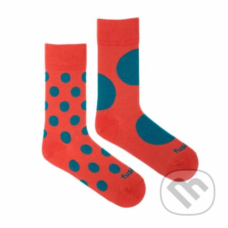 Ponožky Diskoš terakoto L (Unisex veľkosť L (veľkosť 43-46))