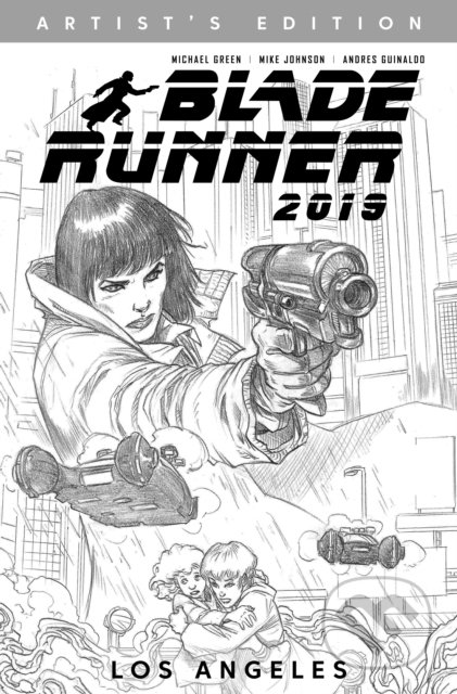 Blade Runner 2019 Vol 1 B&W Art Edition - Mike Johnson, Michael Green, Andres Guinaldo (ilustrátor), Titan Books, 2021