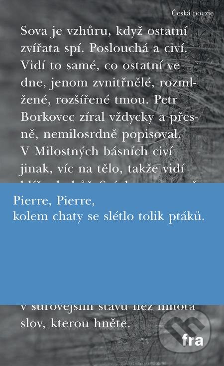 Milostné básně - Petr Borkovec, Fra