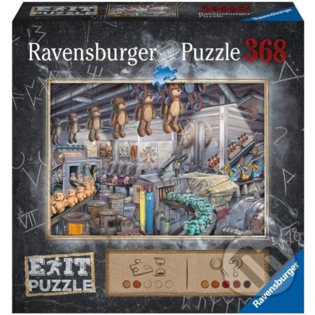Exit Puzzle: V továrně na hračky, Ravensburger, 2021