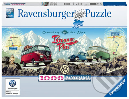 Přes Alpy s VW, Ravensburger, 2020