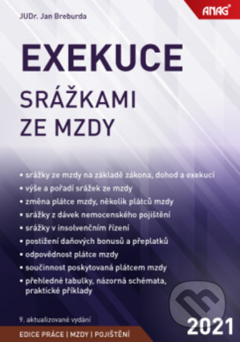 Exekuce srážkami ze mzdy 2021 - Jan Breburda - kniha z kategorie Mzdové účetnictví