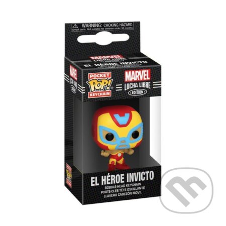 Funko POP Keychain: Marvel Luchadores - Iron Man (klíčenka), Funko, 2021